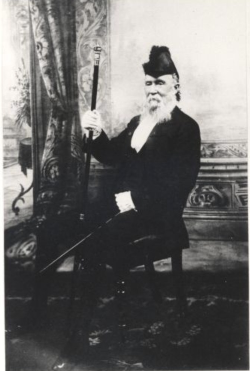 Rev Simpson's son-in-law Stewart Marjoribanks Mowle who was the NSW Parliament's Usher of the Black Rod.