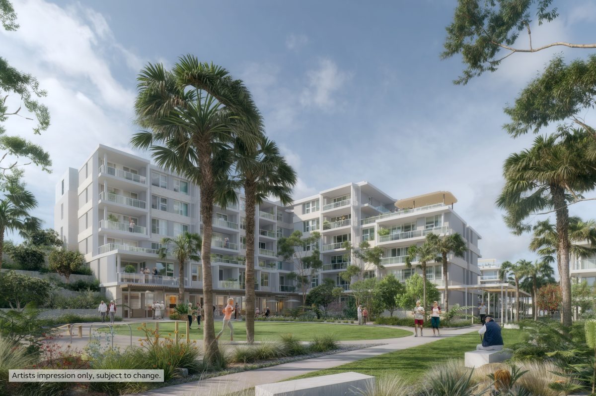 Artist impression of the aged care development in Shellharbour. 