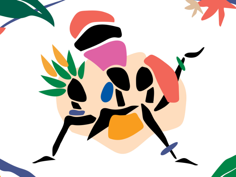 Banner for dance event