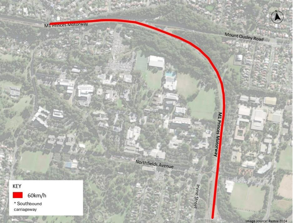 Map of new speed zones