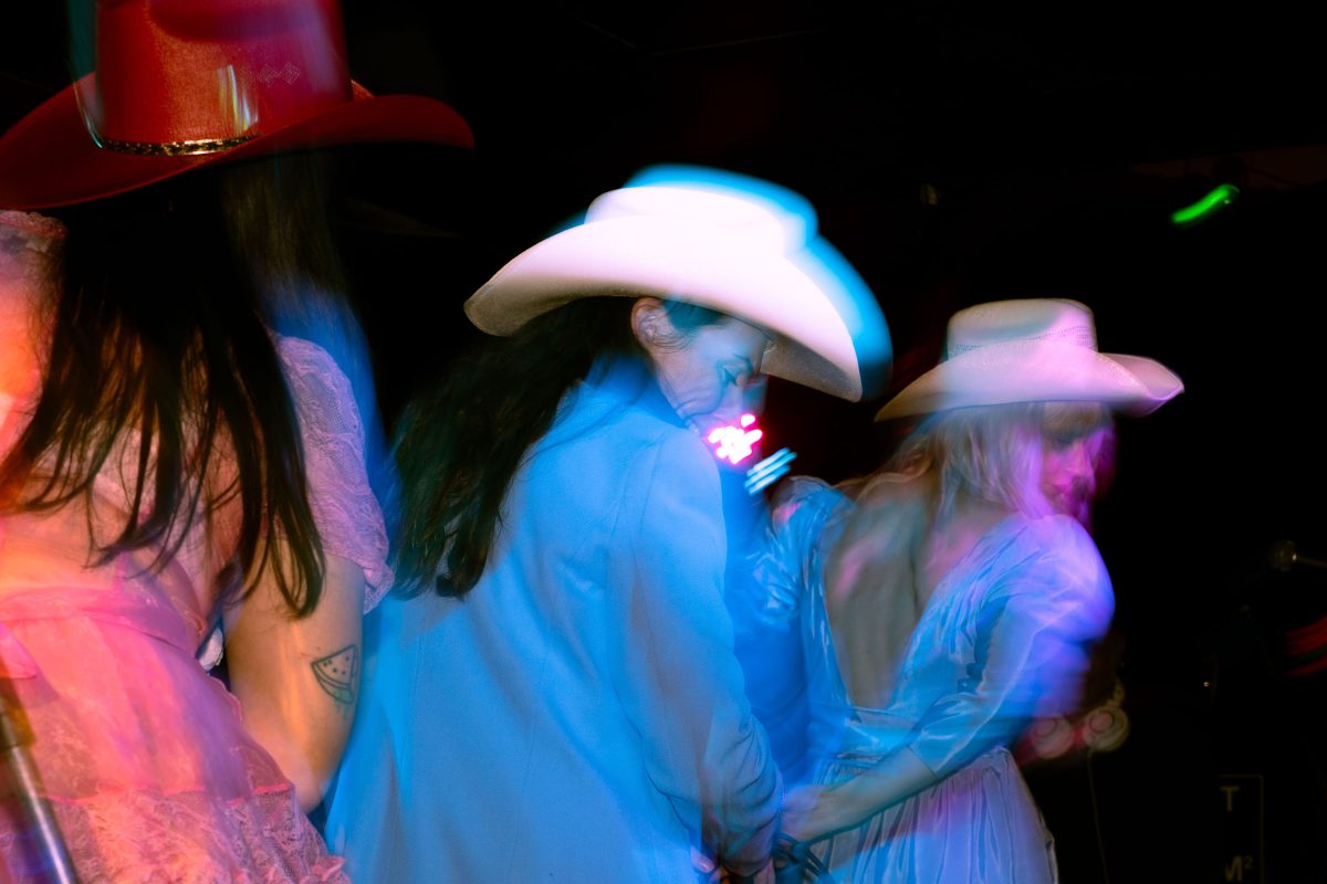 Blurry picture of a hoedown