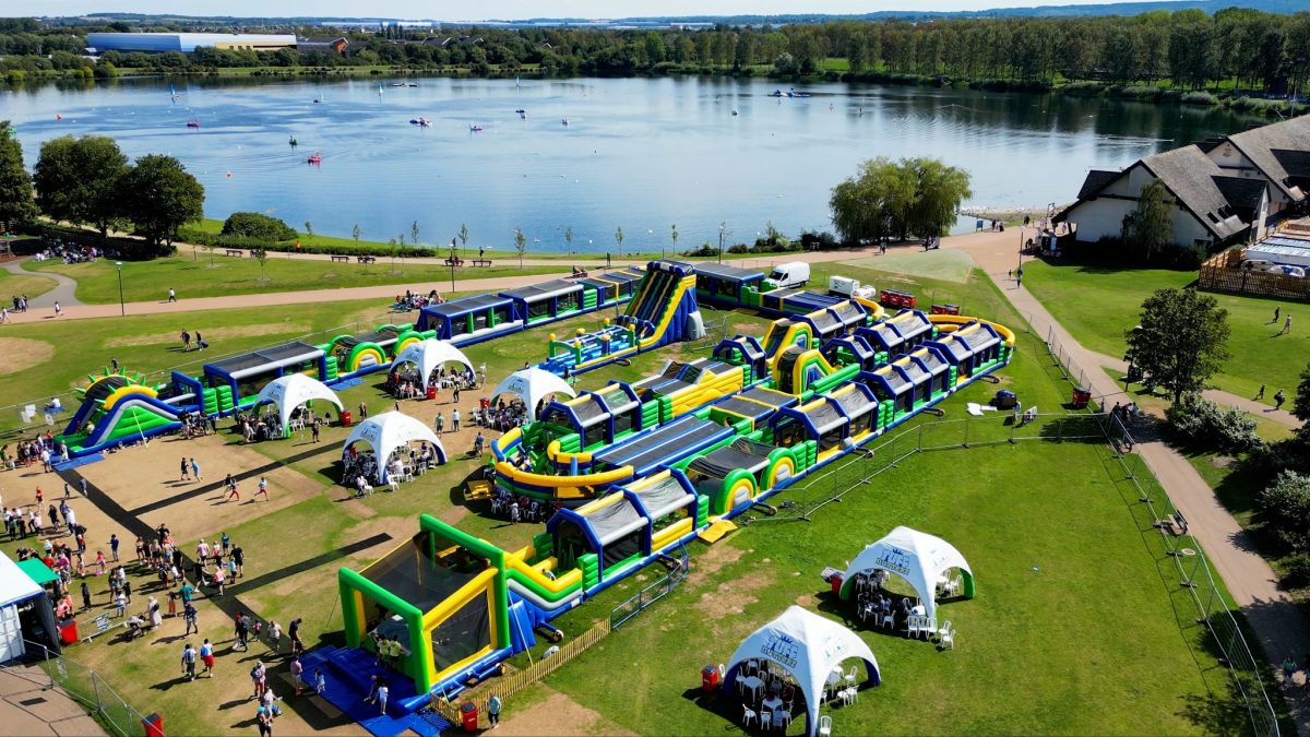 Tuff Nutterz inflatable course