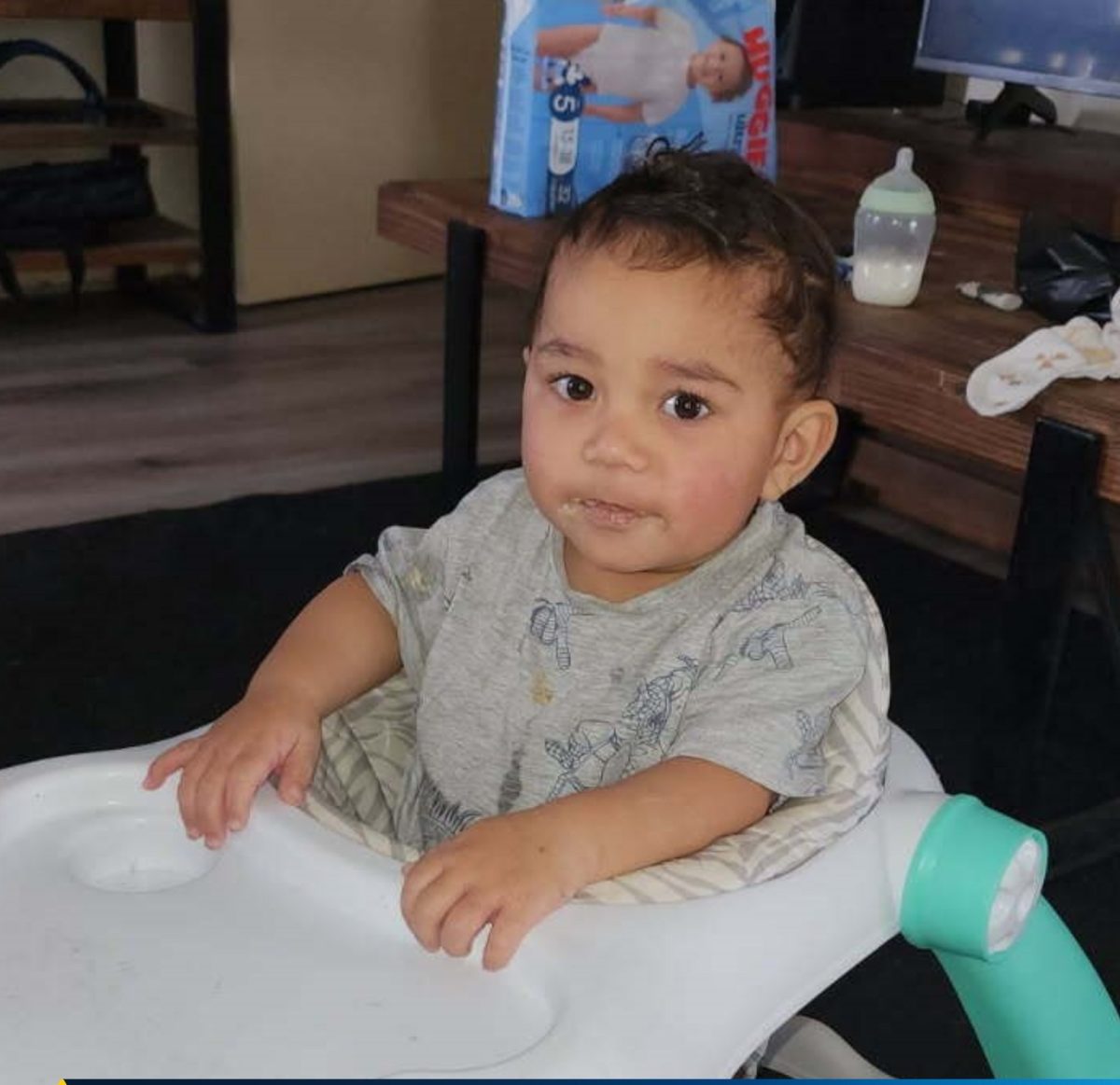 14-month-old Ma-Thayus may be in the company of a woman known to him - his family just want him home safe.