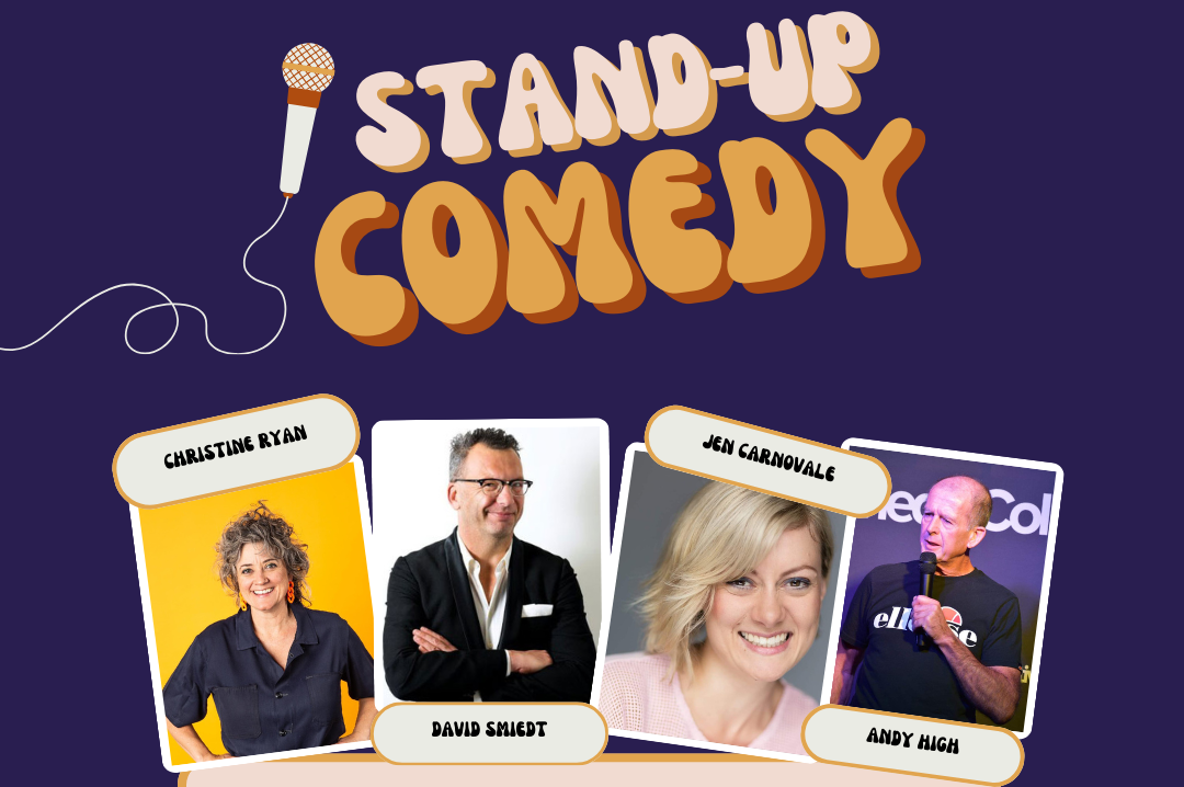 Flyer for comedy show