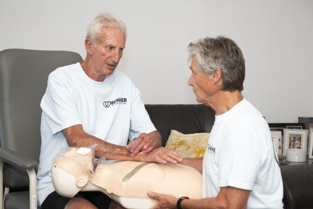 Dave Winner provides CPR training