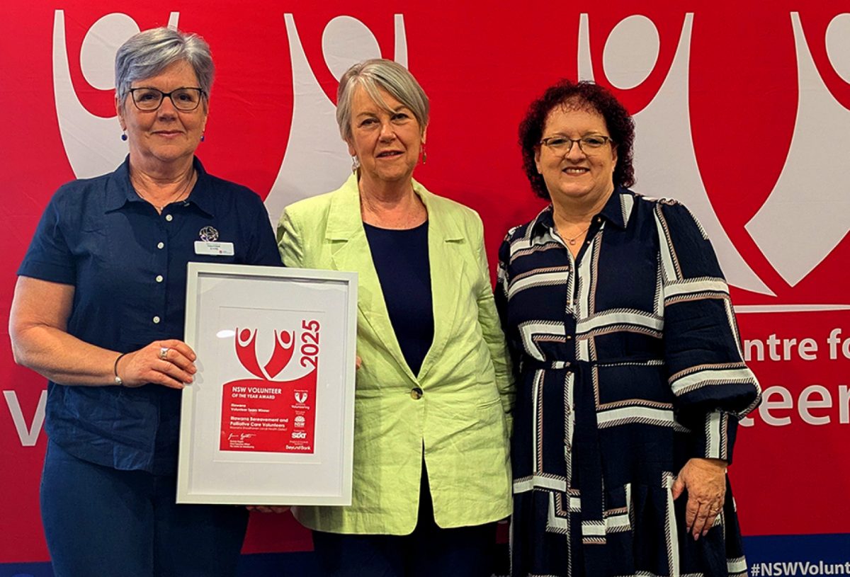 Illawarra Palliative Care volunteers