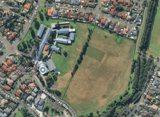 The new Flinders High School will be built to the right of the public school.