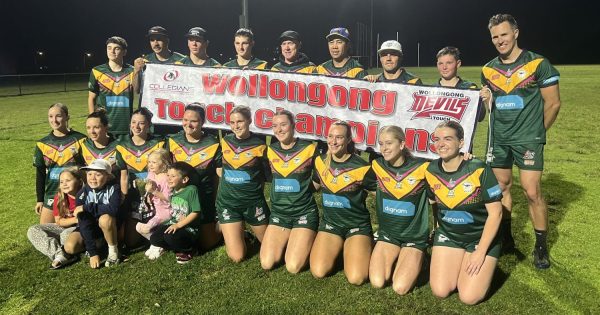 Shellharbour stings opposition to claim men's and women's touch footy titles