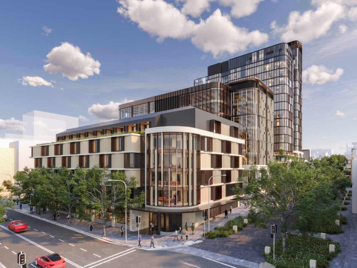 An artist's impression of the proposed Globe development. 