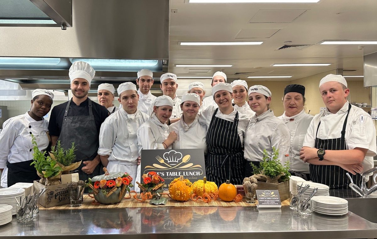Chefs in training at TAFE NSW Wollongong