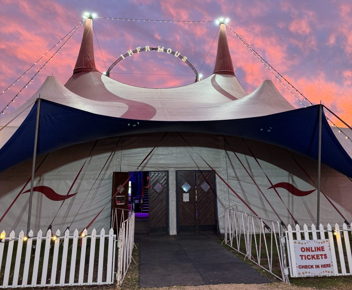 Infamous' big top tent 