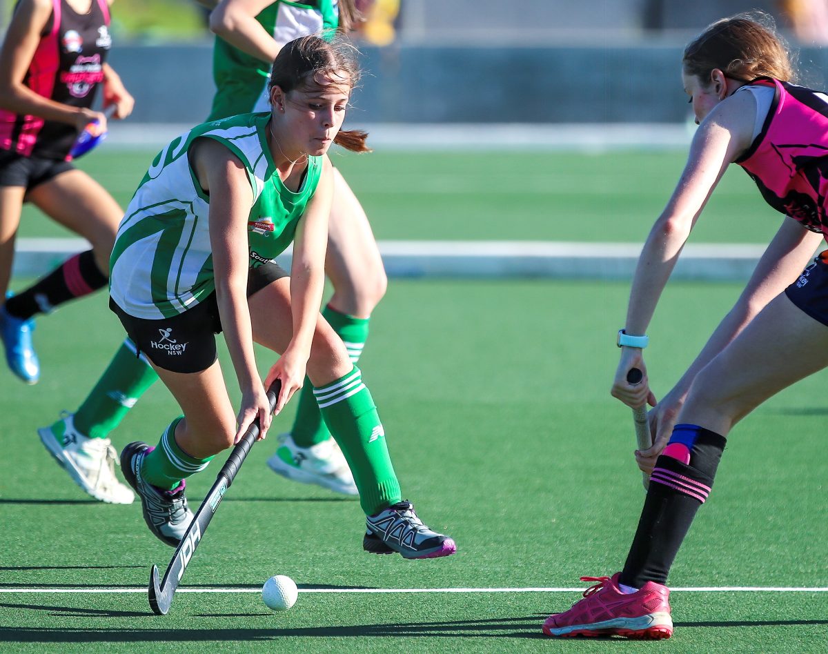 Hockey player at regional challenge 