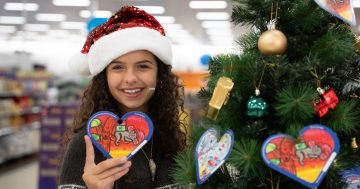 Tayla’s Christmas artwork chosen for BIG W campaign raising vital funds for kids like her
