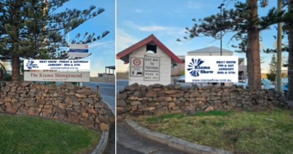 Kiama Showground's nod to agricultural beginnings with new signage
