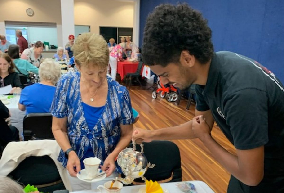 high tea high school students