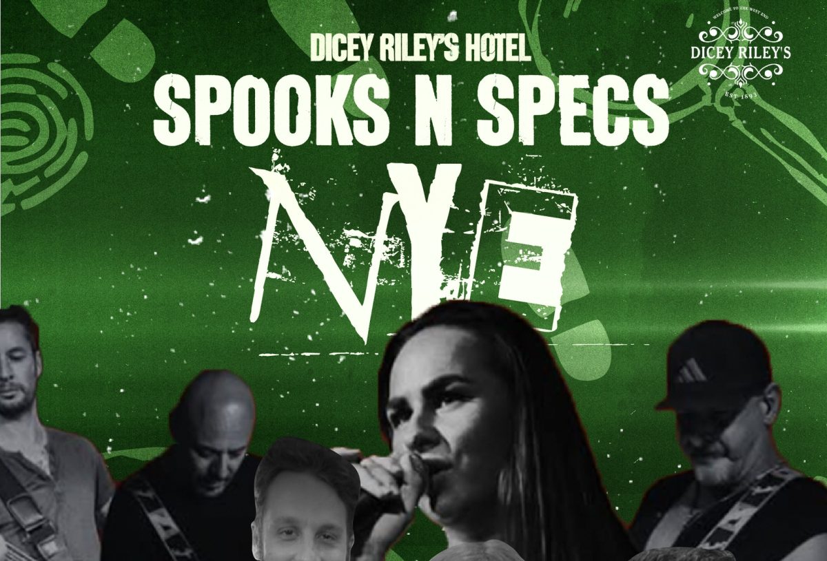 Banner for NYE celebration