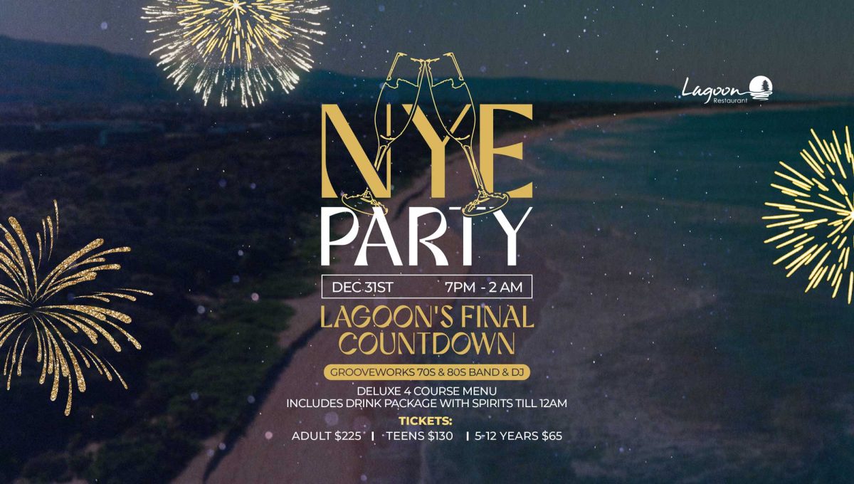 Banner for NYE event
