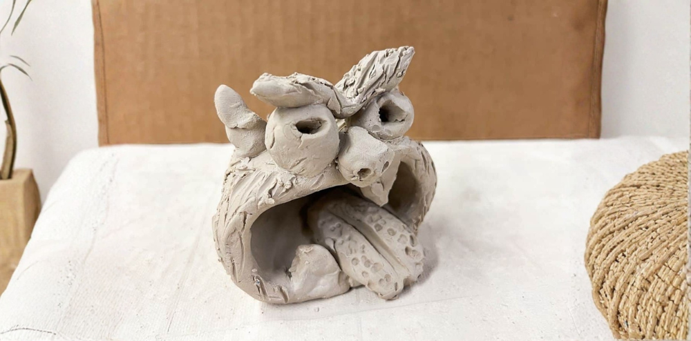 Clay pinch pot