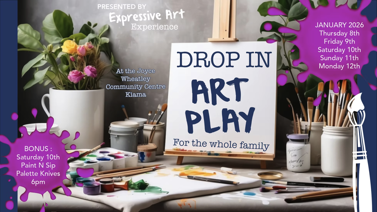 Banner for art drop in sessions