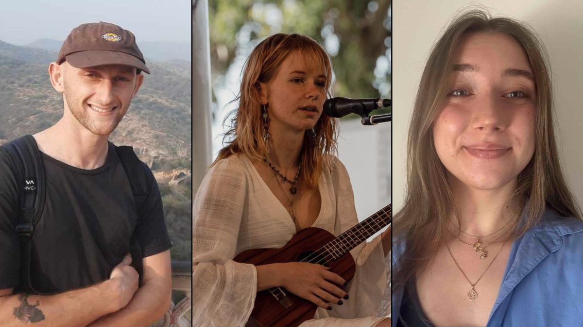 Photos of three TAFE students. 