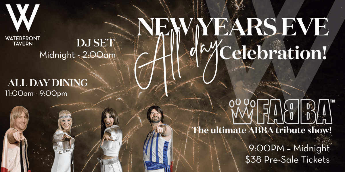 Banner for NYE party