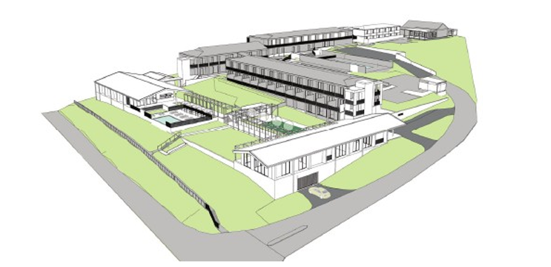 Image of resort with proposed expansion