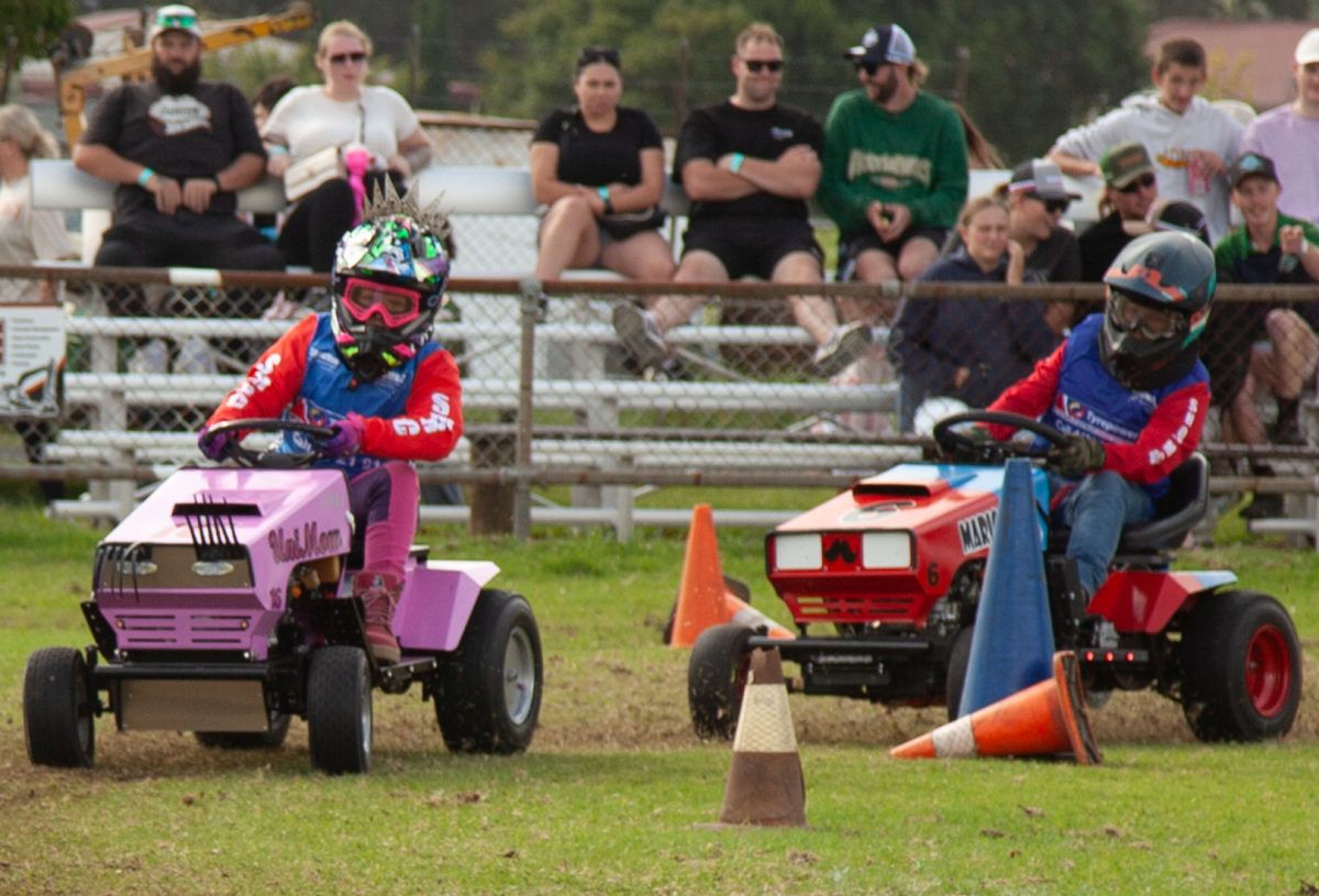 Albion Park Show lawnmower race