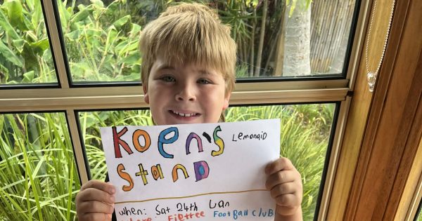 Meet the Figtree boy who's helping his cousin battle brain cancer