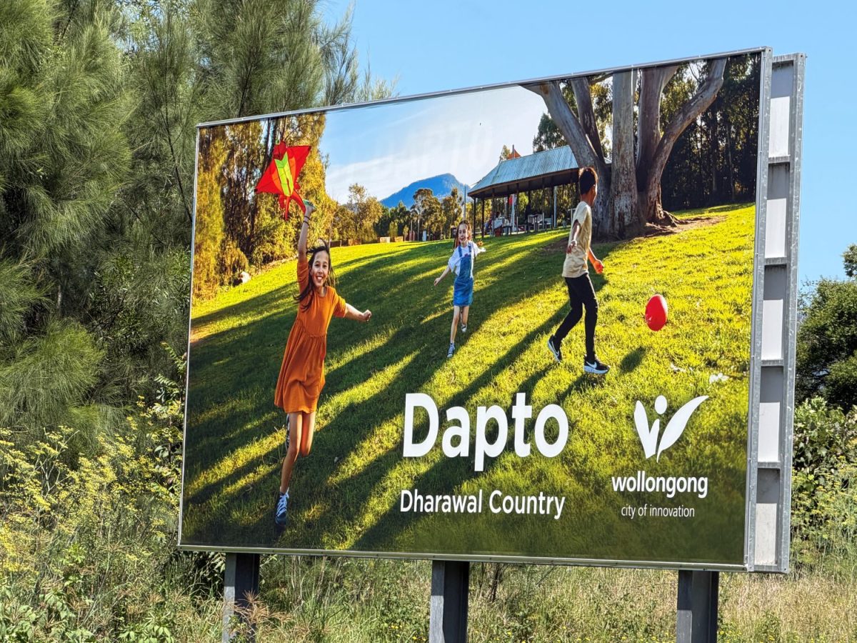 Dapto sign