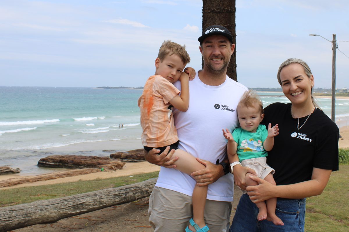 Ivana Goluza Riddell and James Riddell with their sons Oscar and Felix. 