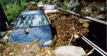 The year that Wongawilli broke all records when 717 mm of rain fell in just 12 hours