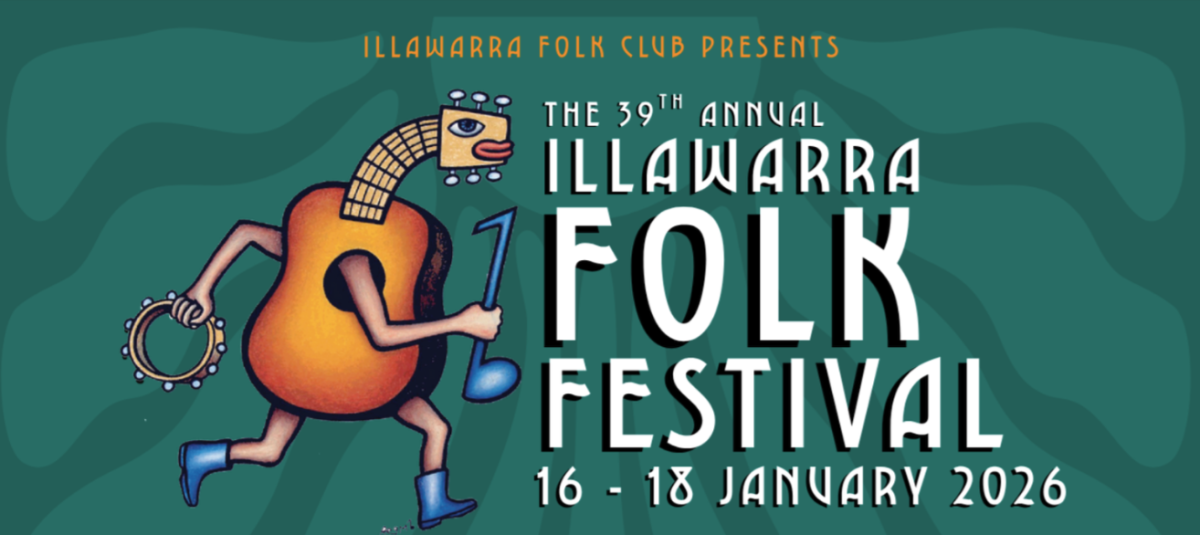 Illawarra Folk Festival banner