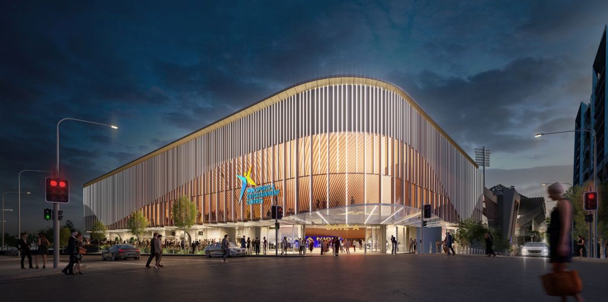 The new-look WIN Entertainment Centre will also have a new name - WIN Arena.