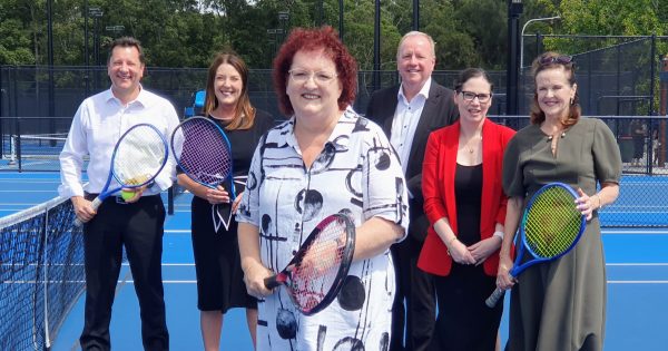 It's a hit! New Wollongong Regional Tennis Centre opens