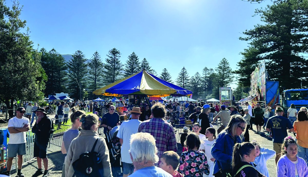 Crowd at a carnival