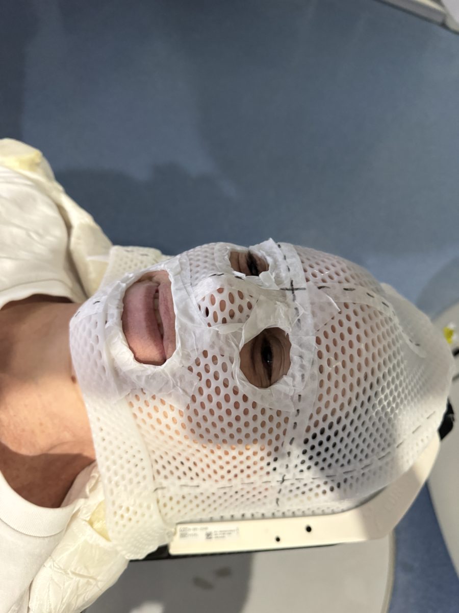 Kellie said parts of her treatment have been very confronting; she wants to raise awareness of how brain cancer can affect the sufferer and those around them.