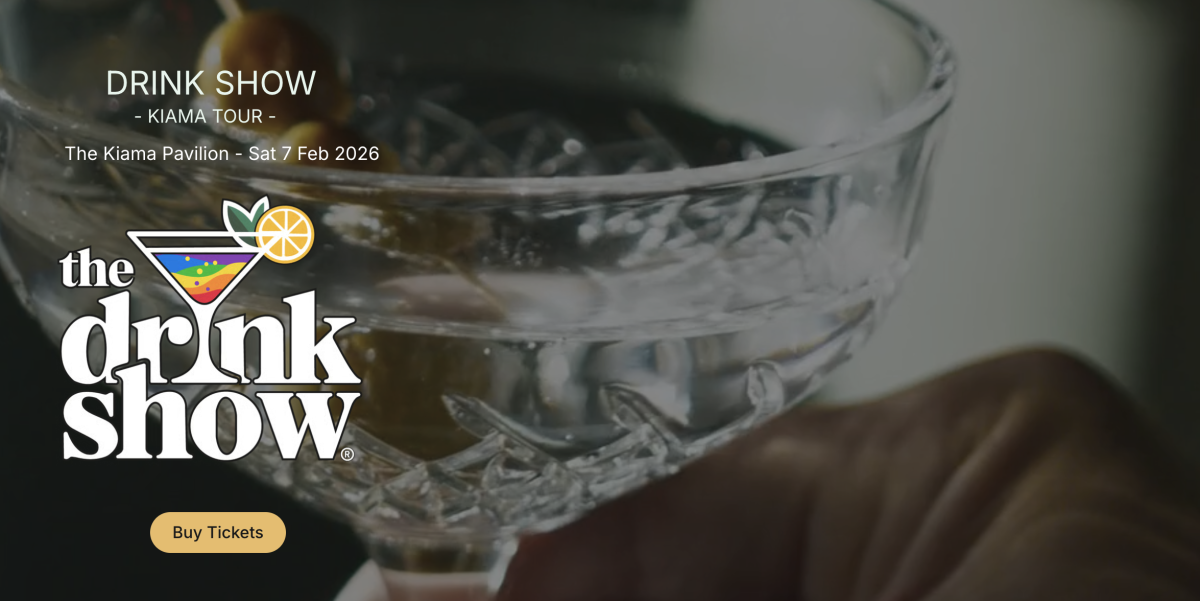 Banner for the drink show