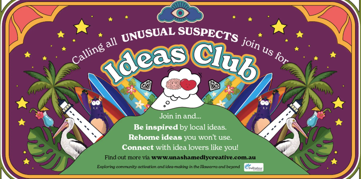 Banner for ideas club event