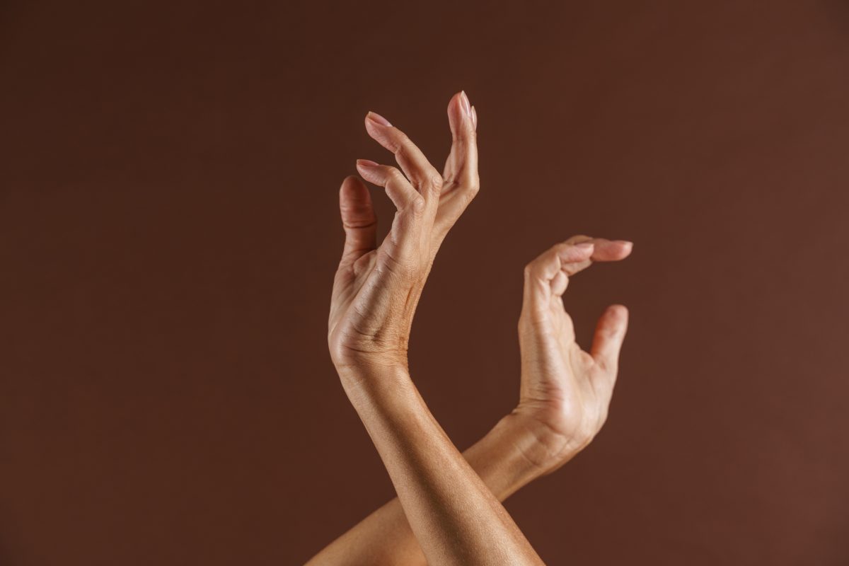 Hands gesturing artistically