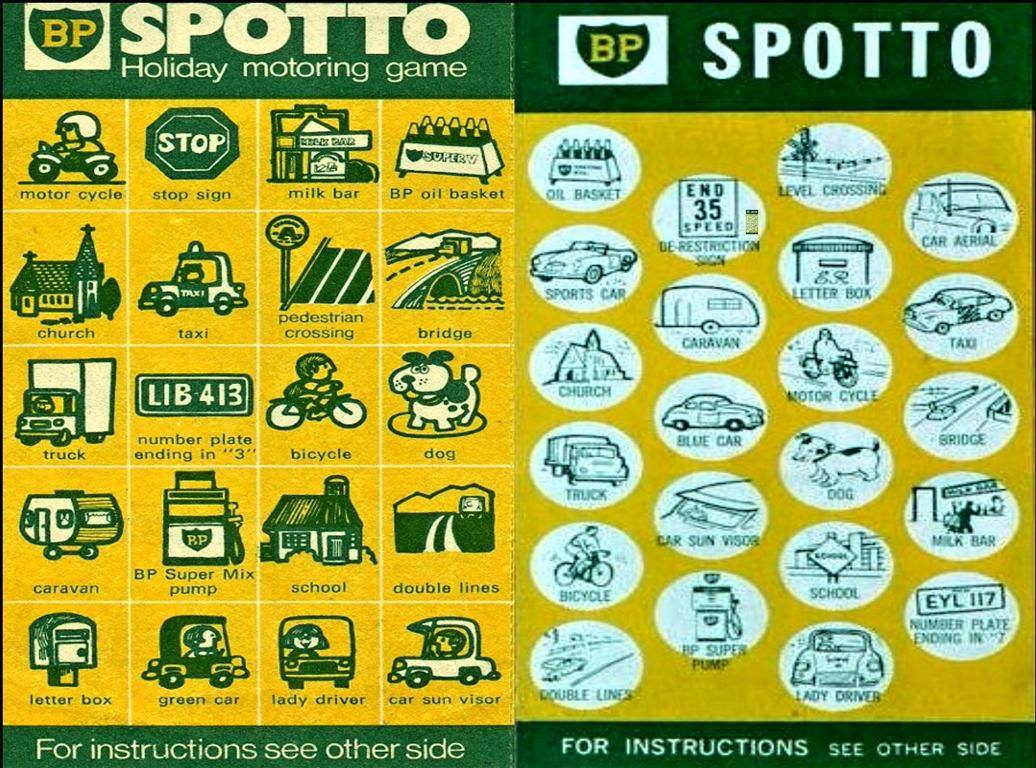 Spotto card game from the 1950s