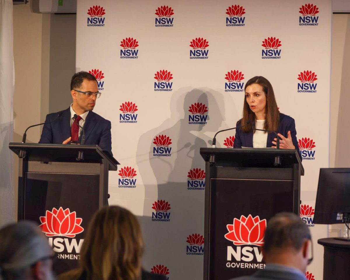 NSW Treasurer Daniel Mookhey and MP Courtney Houssos